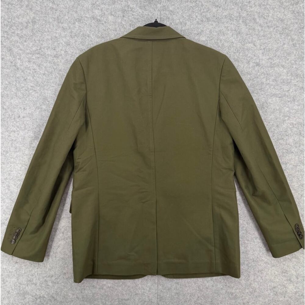 NWT Alex Mill Men's Surplus Olive Grant Cotton Twill Blazer Jacket Size M - Picture 3 of 10